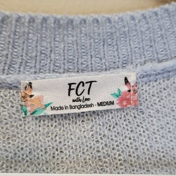 FCT Made with Love Med light blue Cardigan oversized - Picture 10 of 10